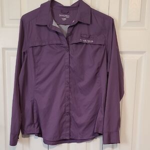 Field & Stream Purple Button Down Shirt (D1)